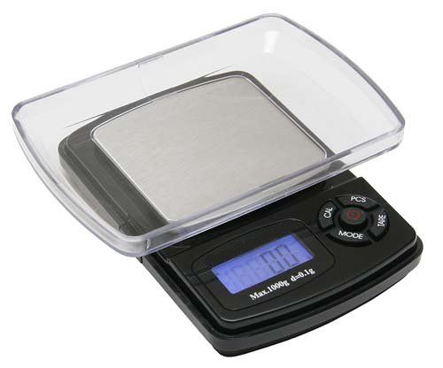 mini 200 x 0.01 LCD Gram weighing scales