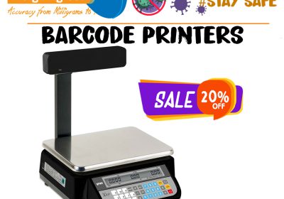 Retail barcode label printer weighing scales 30kg