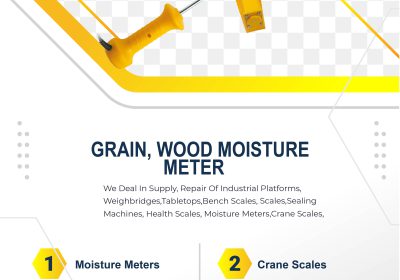 Portable moisture meter for dry grains