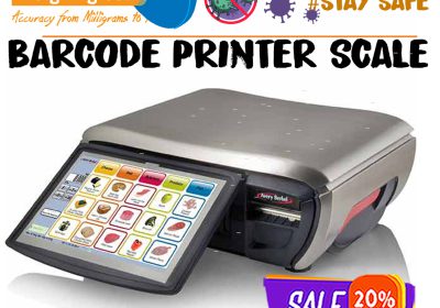 Digital printing scale with both electronic cash register function
