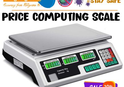 price computing scale with money change function