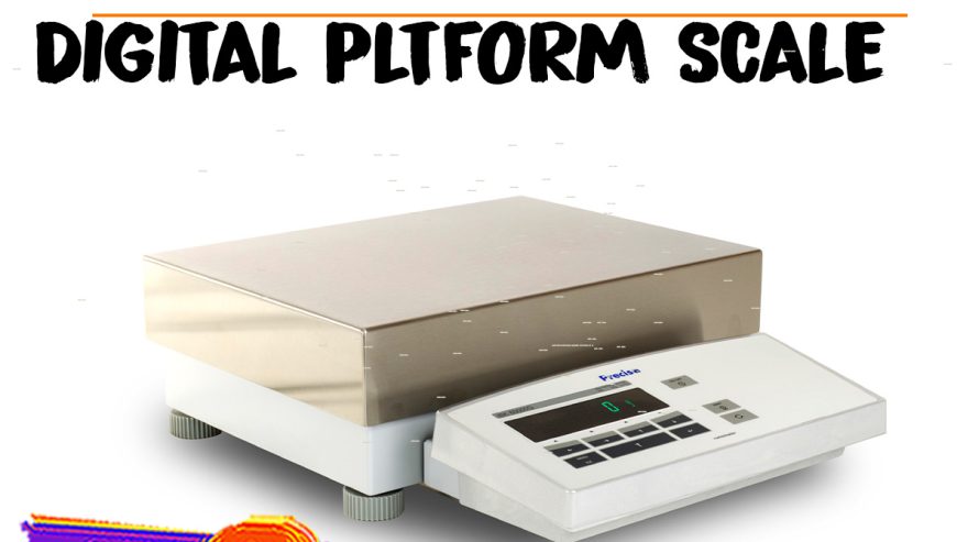 Userfriendly floor industrial scale with remote control
