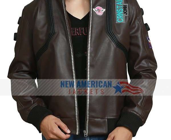 cyberpunk leather jacket