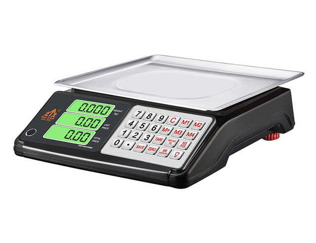 30kg Supermarket Barcode Label Printing Weighing Scale