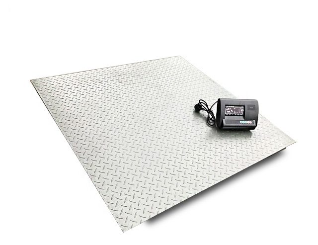 Weight floor weighing scales for industries